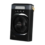 Maxbell Portable Air Conditioner with 600ml Water Tank Personal Desktop Electric Fan Black