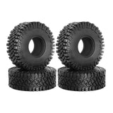Maxbell 4 Pieces 1:10 RC Car Wheels and Tires RC Part for SCX10 RC Car DIY Accessory
