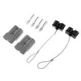 Maxbell Grey + Red 175A 600V 1AWG Battery Quick Connect Winch Connector Plug Contact