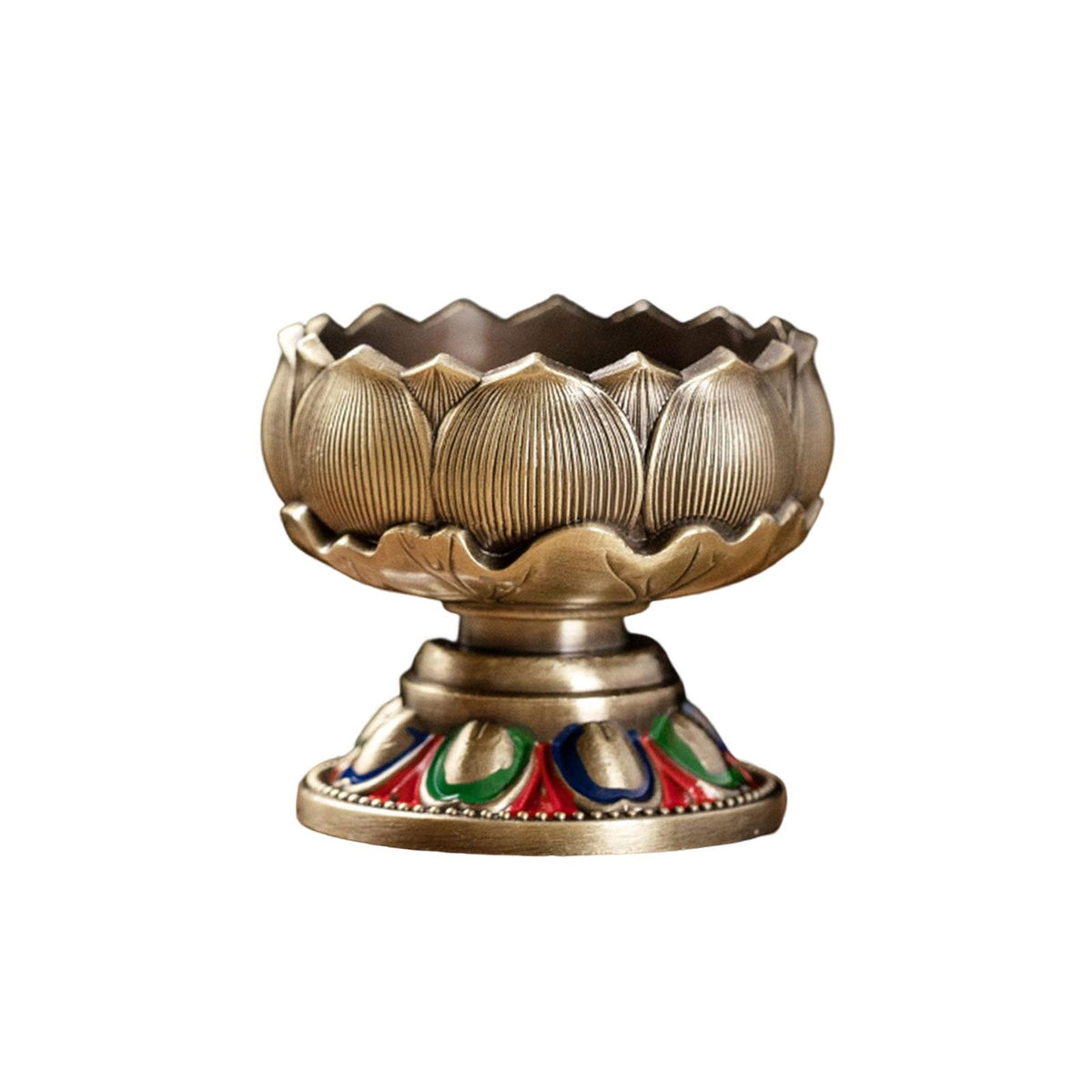 Maxbell Maxbell Tealight Votive Candle Holder Durable Removable for Altar Temple Dining Room Brown
