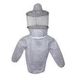 Maxbell Beekeeping Jacket Ventilated Protective Outdoor Lightweight Beekeeper Jacket Gray