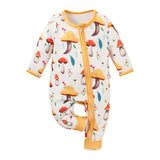 Maxbell Long Sleeve Jumpsuit Nightclothes Casual Cartoon Outfit Newborn Baby Clothes 9 to 12 months