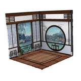 Maxbell 1:6 Scale Backdrop Scene Layout Scene Display for Diecast Car Action Figures Chinese