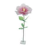 Maxbell Artificial Flower Lifelike Romantic Floral Arrangement for Home Event Garden Pink