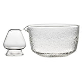 Maxbell Spout Matcha Bowl Set Matcha Ceremony Starter Matcha Bowl Glass Bowl Tea Set Style B