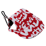 Maxbell Maxbell Small Pet Dog Cat Kitten Letters Baseball Hat Strap Cap Sunbonnet S Red