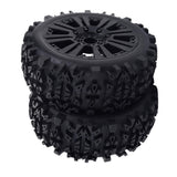 6xRC Car Wheel Rim Tyres 1/8 RC Truggy Truck Accessory Climbing Rock Crawler