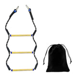 Maxbell Boat Rope Ladder Sturdy Climbing Rope for Sailboat Inflatable Boat Motorboat 3 Steps