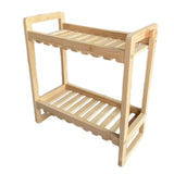 Maxbell over The Toilet Storage Shelf 2 Tiers Storage Rack for Dining Room Farmhouse