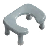 Toilet Stool Seniors Convenient Ergonomic Easy Storage Sturdy Bathroom Stool Gray S