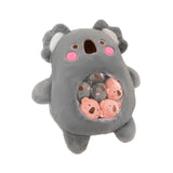 Maxbell Removable Animal Doll Comfortable Removable Stuffed Animal for Adults Family koala