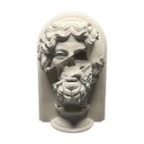 Maxbell Greek Plaster Statue Figurine Greek Statue for Room Coffee Table Decor 1Pc