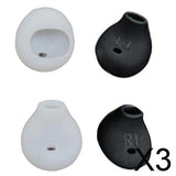 Maxbell 3x2 Pairs Silicone Ear Pad Cover Earphone Earbud Anti-slip for Samsung S6/S7