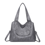 Maxbell Shoulder Bag with Crossbody Strap Soft Hobo Bag for Girls Traveling Presents Deep Gray