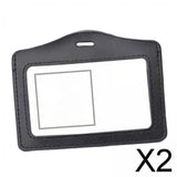 Maxbell 2xID Badge Holder with Neck Lanyard Multipurpose Badge Holder for Shop School