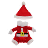 Maxbell Pet Christmas Clothes Dog Cat Santa Claus Costume Cosplay Clothes  XS