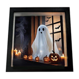 Maxbell Halloween Sign Prop Spooky Creative with Light for Home Centerpiece Tabletop