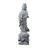 Maxbell Guan Yin Statue Collection Stone Ornament for Housewarming Desktop Fireplace
