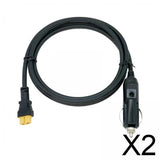 Maxbell 2xCigarette Lighter to XT60 Cable Removable 1.5M for Automobile Fittings