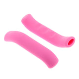 Maxbell Maxbell 1 Pair Soft Bike Brake Lever Cover Grip Guard Protector Handle Sleeve Pink