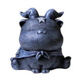 Maxbell Resin Cat Tea Pet Collecting Artwork Cat Statue for Cabinet Bookcase Bedroom D