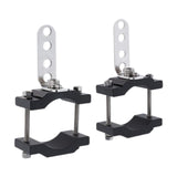Maxbell 2 Pieces Generic Motorcycle Light Bracket Clamps Car Bull Bar Holder Clamp