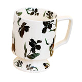Maxbell Coffee Mug Floral Tea Cup Drinking Cup Drinking Cup for Espresso Coffee Milk black