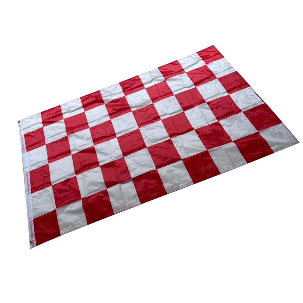 Maxbell Maxbell Red and White Check Flag Checkered Flags for Decorating Home Party