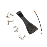 Maxbell Violin Tailpiece Replacement with Tailpiece Wire Ebony Wood Violin Tailpiece