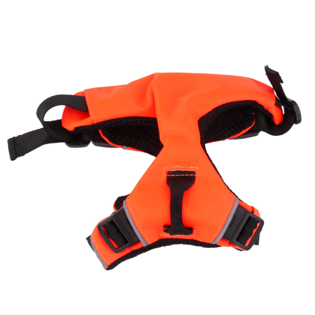 Maxbell Maxbell Large Dog Pet Puppy Dog Walking Collar Chest Strap Harness Vest Orange M