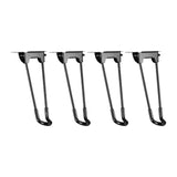 Maxbell 4Pcs Folded Hairpin Table Legs Parts for Camping Table Dorm Room Living Room Height 25cm