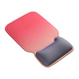 Maxbell Ergonomic Mouse Pad Decor Comfortable with Wrist Rest for Home Laptop Office Red