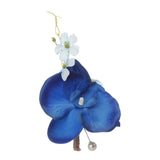 Maxbell Wedding Boutonniere Flower Boutonniere for Engagement Wedding Prom Blue
