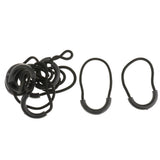 Maxbell 10pcs Zipper Pulls Cord Rope Ends Lock Zip Slider For Clothing/Bags 70mm - Aladdin Shoppers