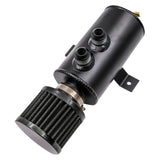 Maxbell Oil Catch Can 0.75L Replacement Sturdy Aluminum Alloy Air Oil Separator Tank Black