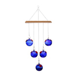 Maxbell Hanging Bird Feeder Attracting Birds Women Men Wind Chime Hummingbird Feeder Deep Blue
