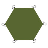Maxbell Hexagonal Tent Footprint Camping Tarp for Camping Gear Fishing Survival Gear No Tent Stakes