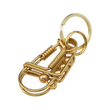 Maxbell 4xBird Key Chain Decoration Men Gift Personality DIY Families Father Aureate