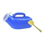 Maxbell Mens Urine Bottle No Spilling Male Urinal Pee Bottle for Seniors Outdoor Car Blue