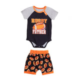 Baby T Shirt Romper Shorts Set Casual for Photography Props Daily Wear Party 9 to12M