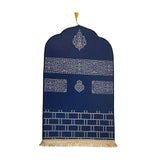 Maxbell Prayer Rug with Tassels Thick Gift Decoration Praying Rug for Kids Men Women