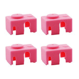 Maxbell 4x 3D Printer Silicone Wrap Case Sock Cover Protector For V6 PT100 Block