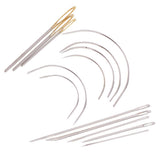 Maxbell 24Pcs/lot Hand Sewing Threads with Repair Upholstery Curved Needles Carpet