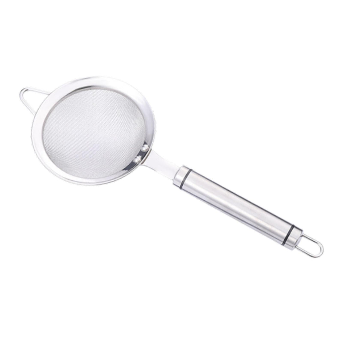 Maxbell Fine Mesh Strainer Kitchen Food Sieve Colander Sifter for Tea Dumpling Flour L 28.2cm Dia 10cm