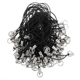 Maxbell 100x CELL PHONE STRAPS Strings Jump Ring End Lariats Black - Aladdin Shoppers