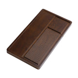 Maxbell Bamboo Tea Tray Simple Sturdy Kungfu Tea Table for Household Tea Room Office 50x28x3.5cm
