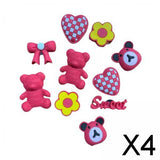 Maxbell 4xBeach Bag Charms Accessories Creative Festival Craft Reusable Handmade Decor Style C