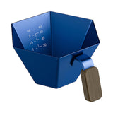 Maxbell Espresso Measuring Cup Portable Pouring Cup for Bar Cappuccino Hot Chocolate Blue