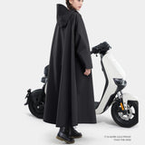 Maxbell Hooded Rain Poncho Waterproof Raincoat for Outdoor Activities Camping Travel Length 130cm
