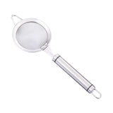 Maxbell Fine Mesh Strainer Kitchen Food Sieve Colander Sifter for Tea Dumpling Flour L 26.2cm Dia 8.6cm